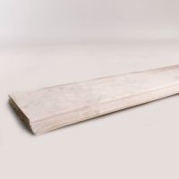 Profilholz Rundprofil weißgrundiert 14x121mm 3,9m