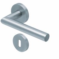 Drückergarnitur Edelstahl matt 1106-BB Sidebloc light