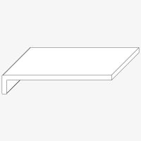 Stöckel Winkel-Profil 200x35mm geschäumt anthrazitgrau