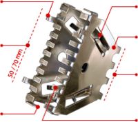 Stoßfugenlüfter V4A Bienenbeisser 70mm